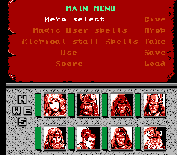 Advanced Dungeons & Dragons - Heroes of the Lance Screenthot 2